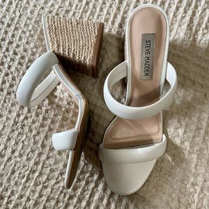 Espadrille heeled sandals